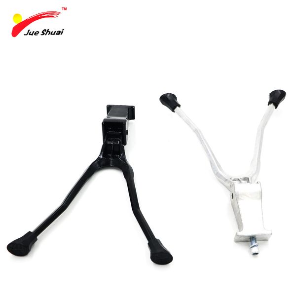 

bicycle double kickstands bike leg stands stainless steel mtb mountain bike support for 20" 26" 700c bicycle parts accessories