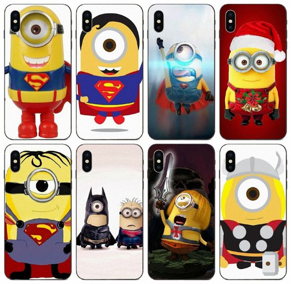 

tongtrade] super man minions case for iphone 11 pro x xs max 8 7 6s 6p 5s 5p samsung a20 a20e a20s huawei nova 5i pro xiaomi mi 8 lite case