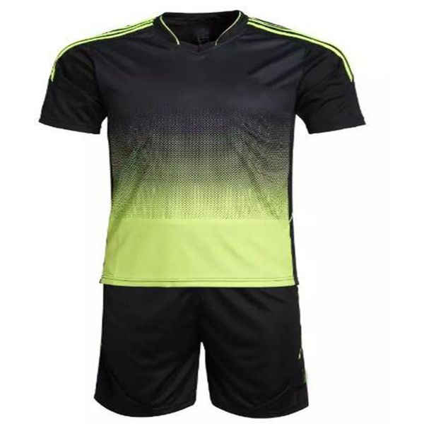 

men's short sleeve soccer suit gradient football team training suit breathable football jersey uniform, White;black
