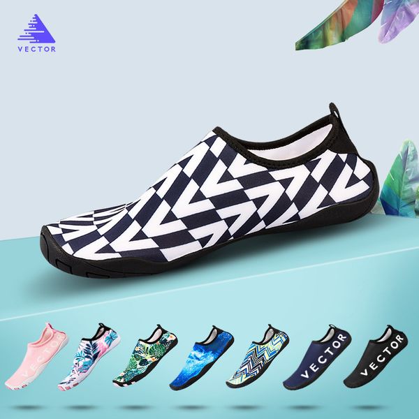 

vector men women swimming shoe water shoes thick beach sneaker aqua slippers non-slip breathable quick-drying barefoot soft sock