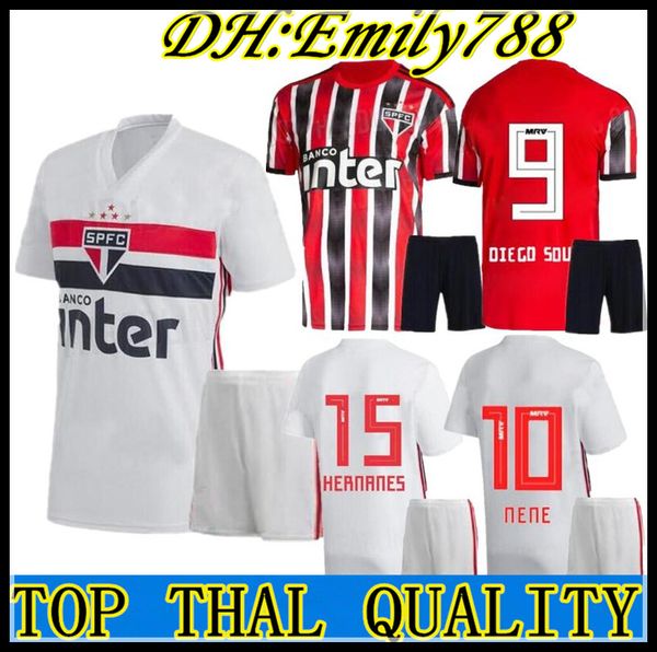 

kit 19 20 soccer jersey sao paulo souza helinho peres hernanes 19 20 camisa de futebol sao paulo football shirts kits unifrom maillot, Black;yellow