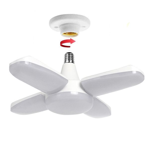 2020 60w Foldable Led Garage Light Fan Blade Ceiling Lamp No