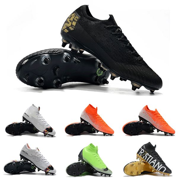 

2019 Новейшие Mercurial Vapo VII Elite SG AC Футбольные бутсы Высочайшее качество Mercurial Superfly VI 360