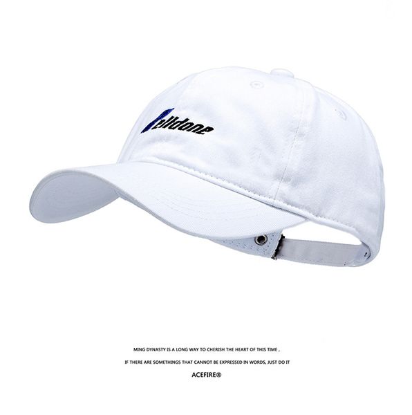 Mens Hats Designer Welldone Top Qualidade Fit Hat Baseball Hat Snapback Hat Hat Golf Beanie Hot Sale Moda Cap letter Baseball Caps Streetwear 467