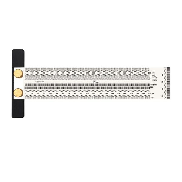 

ruler scale ultra precision marking ruler right-angle t-type hole stainless scribing diy woodworking mark line gauge carpenter