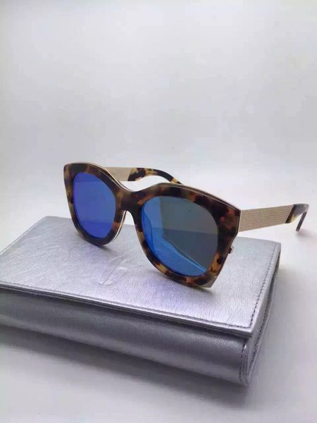 

new women designer sunglass irresistor 011 fashion model cat eye frame with mirror lens summer style crystal frame, White;black