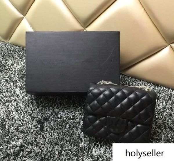 

2019 mini plaid shoulder chain bag lambskin single flap bag women s cluth evening bag