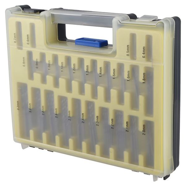 

drill bit 150pcs 0.4mm-3.2mm hss shank titanium coated high speed steel
