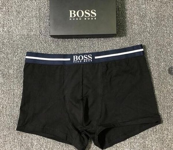 

bs1 2020 sea bird mens boxer underwear shorts men short man breathable male gay calzoncillo boxer brief short article, Black;white