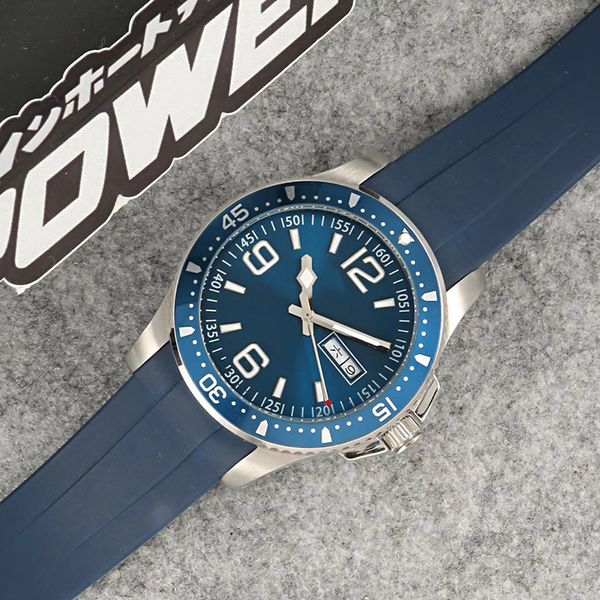 

limited edition automatic movement lg ceamic bezel men watch black/green dial sweatband male clock montre homme, Slivery;brown