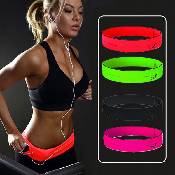 

9 colors professional running waist bag men women gym sport bag trail running belt invisible fanny waist pack for phone