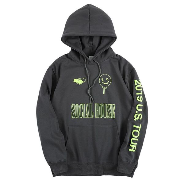 

dark icon social house 2019 tour hoodie hooded women men sweatshirts mens astroworld pullover