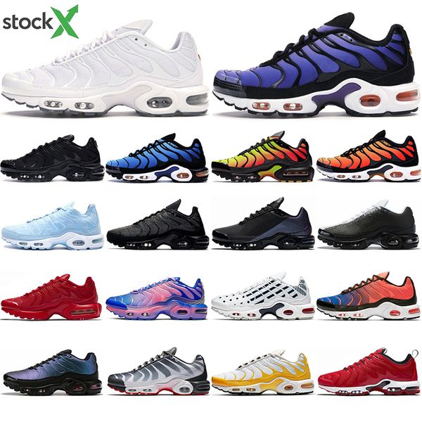 

with socks tn plus ultra se running shoes men throwback future triple black white hyper crimson chaussures athletic sports sneakers