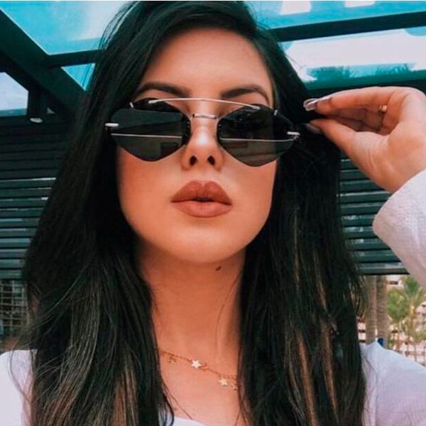 

new fashion red black square sunglasses women 2019 brand trendy alloy double beam shades goggle female sun glasses uv400 gafas, White;black