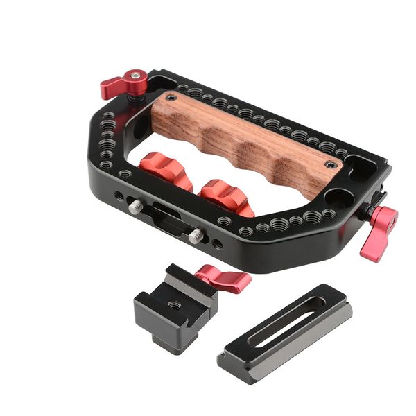 

camvate handle with wood grip for blackmagic ursa mini item code: c1737