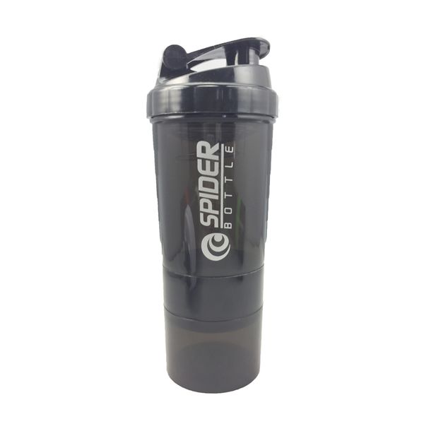 

new sports shaker bottle whey protein powder mixing bottle sports nutrition protein shaker fitness water bottle with three-layer wh0449