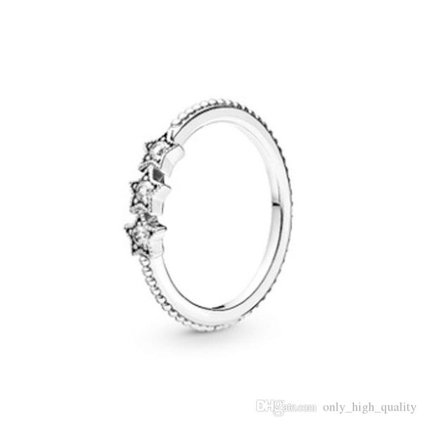 

the original 925 sterling silver diy trend brand star inlaid with precious stones exquisite ring, the original carving of freight