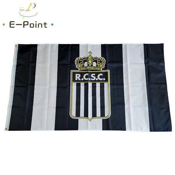 Belçika Kraliyet Charleroi Spor Kulübü Bayrağı 3*5ft (90cm*150cm) Polyester bayrak Afiş dekorasyon uçan ev bahçe bayrağı Şenlikli hediyeler