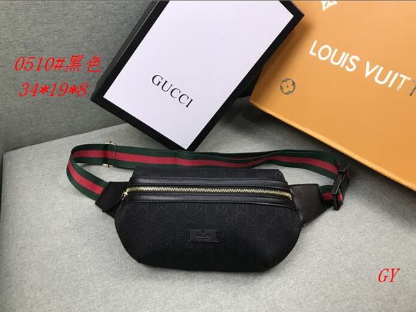 

3A+ 2019 Fashion Hot Sale Men's and Women's Pockets Men's and Women's Designers High Quality Wallet Waist Bags Shoulder Bag Free Shipping 8