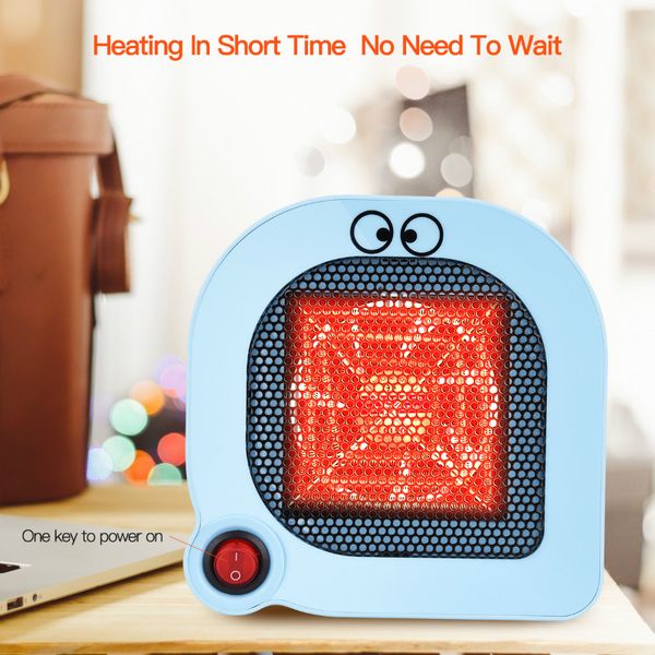 

fast heating electric air heater mini mute deskfan heater small home office space heater has overheat protection function 31