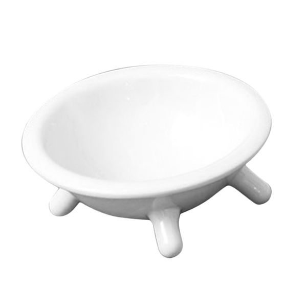 

ceramic cat elevated food bowls pet feeder for small pet cats teddy hamster