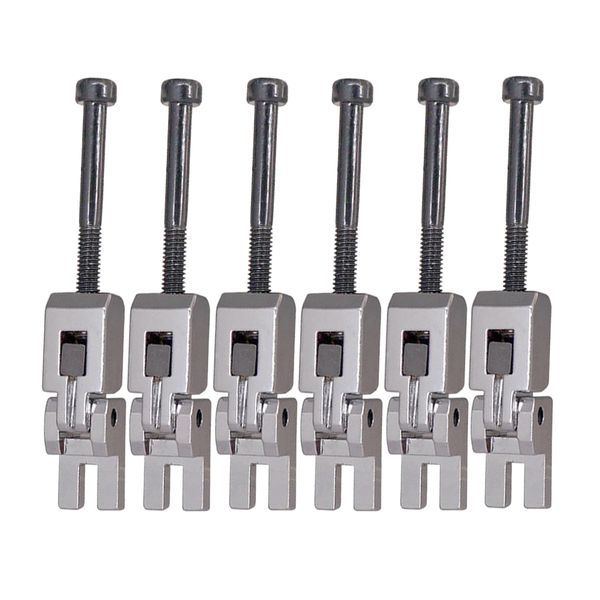 

6 pieces of durable metal double tremolo bridge chairs for electric guitar parts