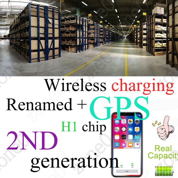 

wireless gen2 bluetooth headphones earbuds earphones bt 5.0 call siri touching control button pk i12 i500 i9s i7 tws for ios android