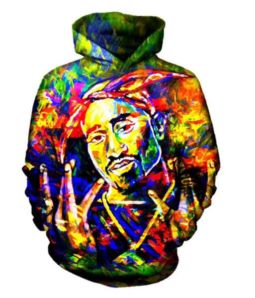 

новейшие рэпера notorious b. i. g. о смерти тупака 2pac biggie смолс печать 3d толстовки мода одежда женщины/мужчины забавный 3d hoodiest по, Black