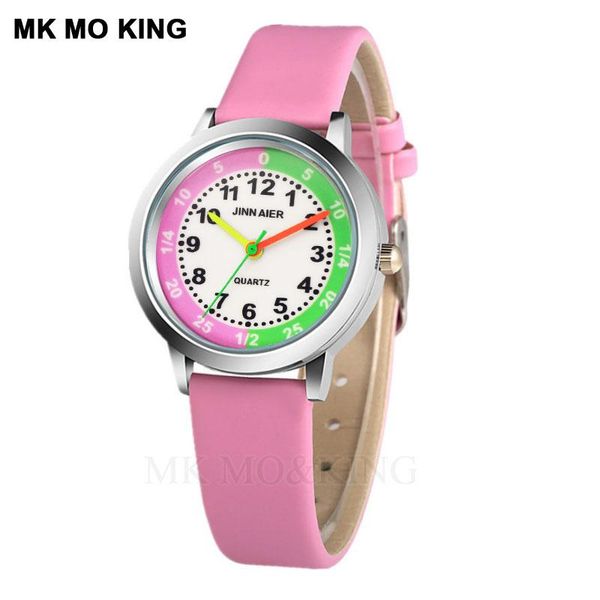 

luxury cute cartoon digital color waterproof sport football children's boys girls kids quartz wrist watch clock gifts bracelet wqpek, Blue