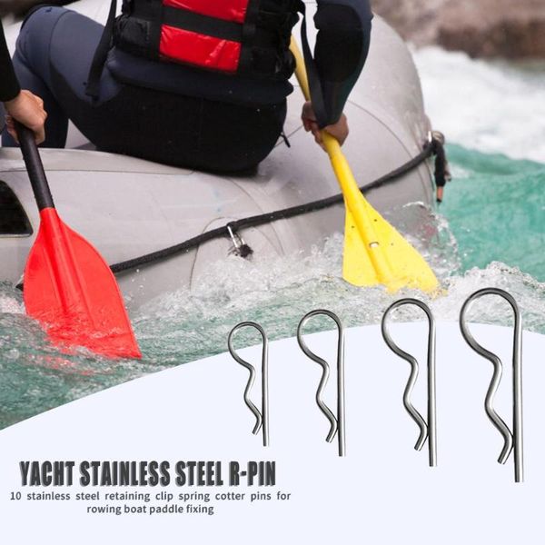 

10pcs marine boat r retaining clips stainless steel cotter pin for sailing