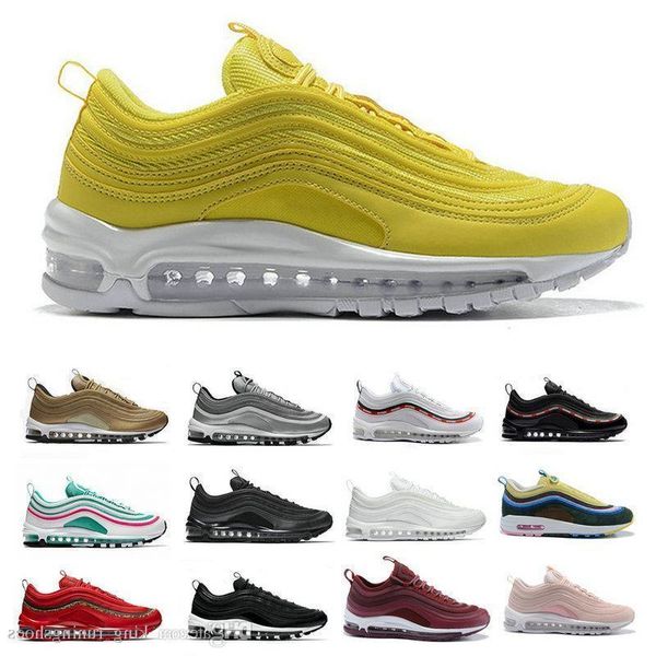 

og 1997 undefeated 1997s mens womens running shoes sports trainers 2019 triple black white yellow pink metallic gold silver bullet sneakers