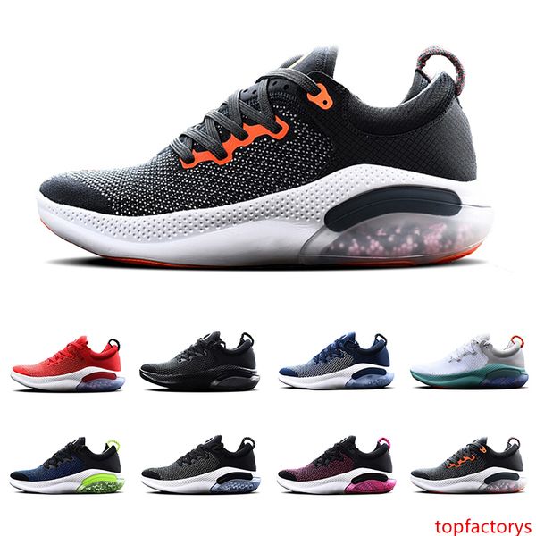 

2019 joy run fk ride running shoes 360 degree comfort dynamic cushioning light racer blue platinum tint black men women sports sneakers