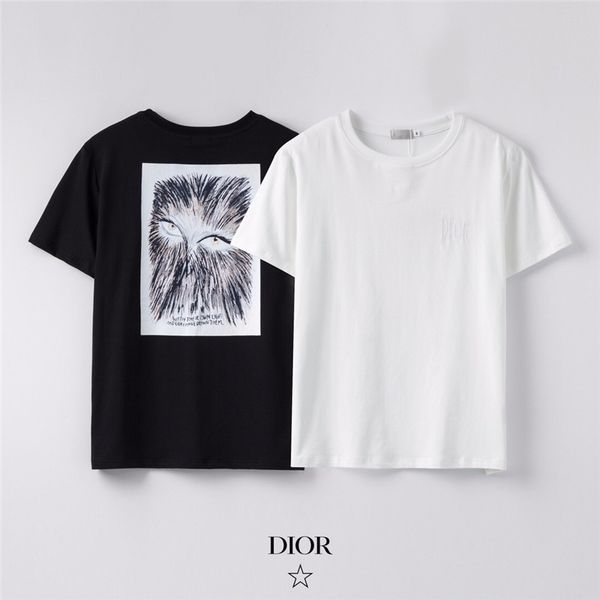 

2020ss primavera e 'estate nuovo cotone di alta qualitÃ di stampa manica corta rotonda pannello collo t-shirt dimensione: m--xl-xxl-x, Black