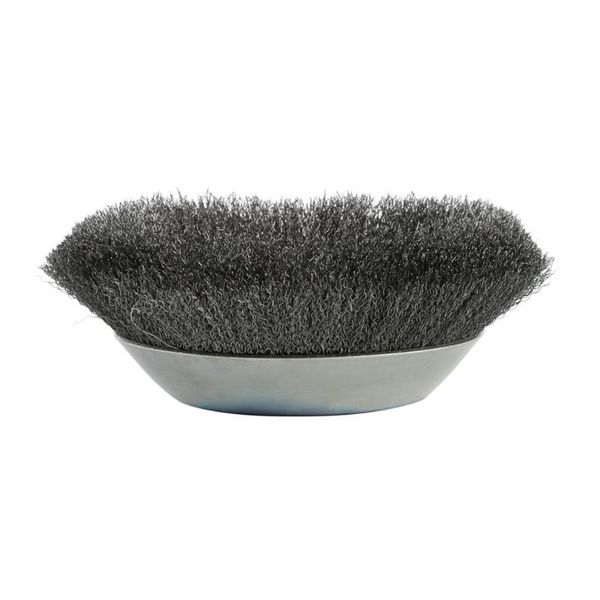 

twisted wire bowl type durable 25mm aperture steel wire weeding brush rotating wheel tools supplies