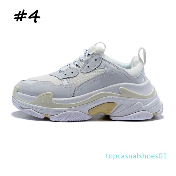 

2020 triple s fashion роскошные кроссовки дизайнерская обувь для мужчин женщин платформа черный белый красный синий мужской тренер спортивны, Black