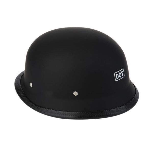 

2018 m/l/xl half face german helmet motorcycle helmet matte black german style vintage motorcycle comfortable durable hot