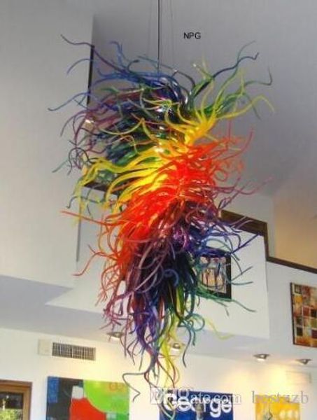 

lown glass chandelier colorful large chandelier wind like chadnelier led lights chandelier pendant lightings for christmas decoration