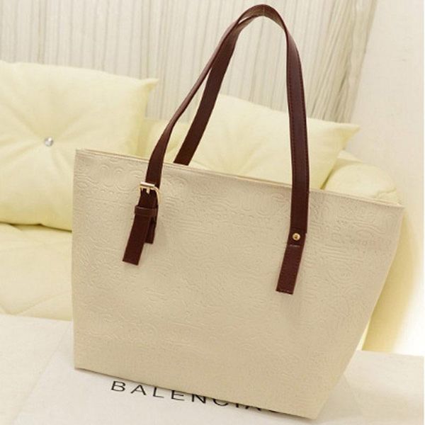 

women bag 2020 simple vintage handbag pu leather women bolsa solid casual tote bucket shoulder bag ladies