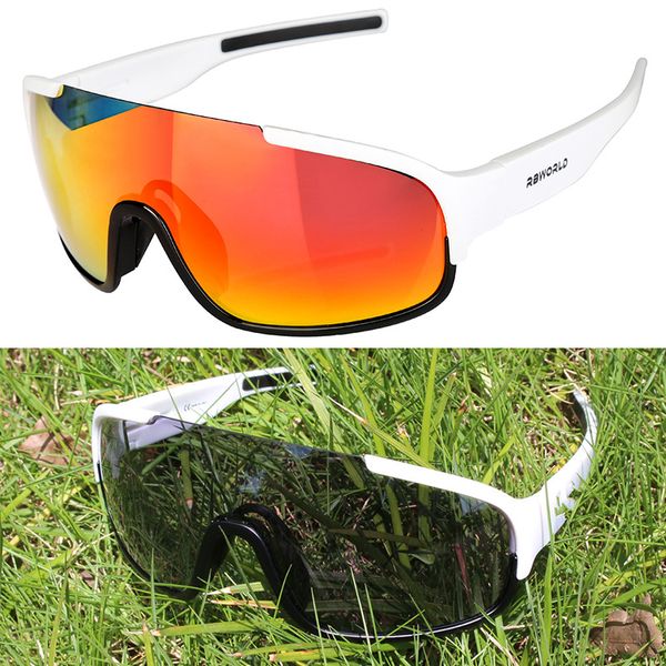 

pchromic 4 lens cycling glasses night vision coating polarized gray cycling goggles uv400 sunglasses myopia frame