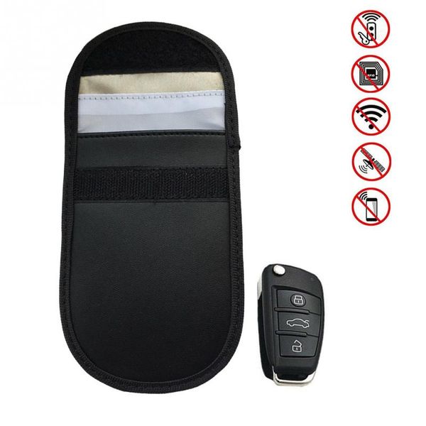 

black ing anti theft pouch case for keyless entry car key fob hot