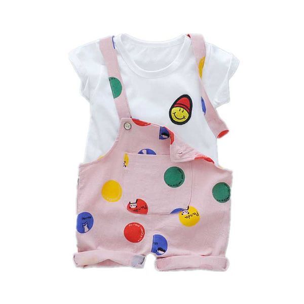 

fashion new summer baby girl clothes suits children boys cotton t shirt overalls 2pcs/set toddler casual costume kids tracksuits, White