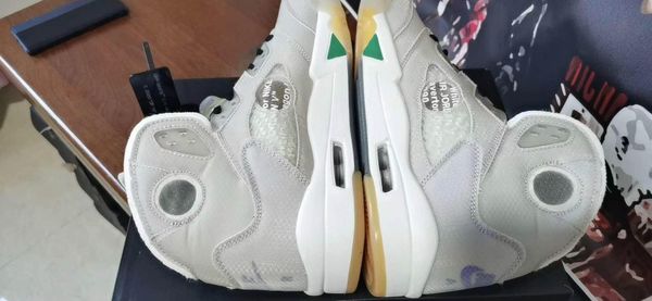 

aa hocoal 2020 new men 5s basketball shoes off 5 white sports sneakers designer trainers 40-47