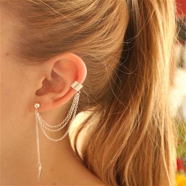

korean style cute flower leaves drop dangle earrings for women 2019 new fashion stars love earrings woman wholesale jewelry, Silver