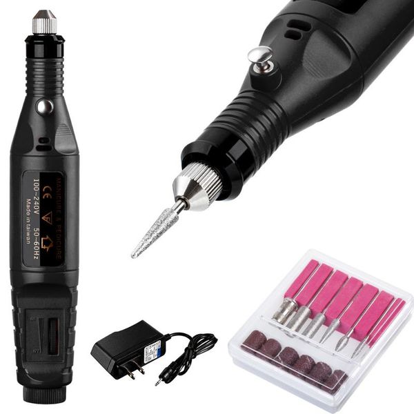 

nail art kits file electric drill acrylic manicure pedicure portable machine kit nails accessories decoration tool
