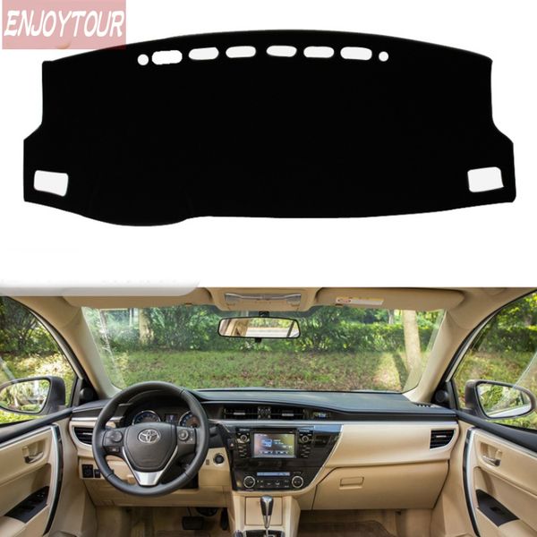 

for corolla axio altis fielder 2013-2019 car styling covers dashmat dash mat sun shade dashboard cover capter 2014 2018