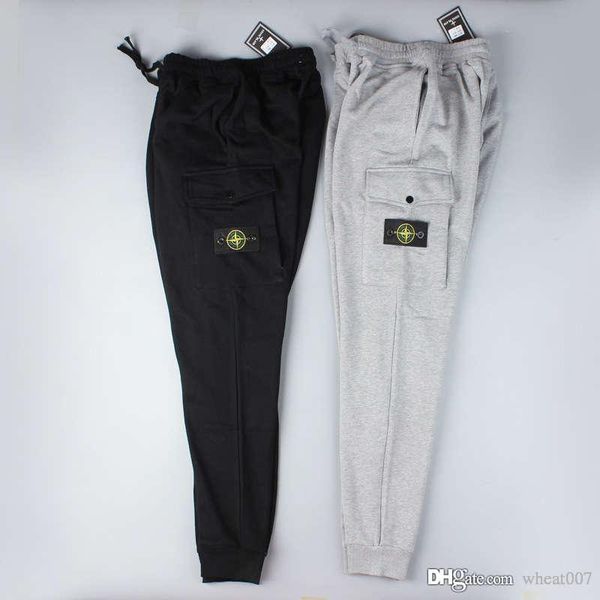 

19 european and american treet kateboard tide pant couple front pocket workwear pant anitary pant and port pant whole ale, Black