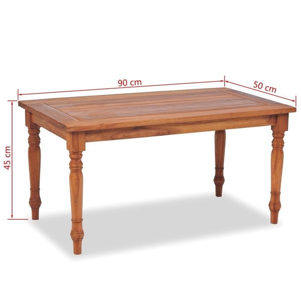 

batavia colonial style coffee table teak 90 x 50 x 45 cm garden sets