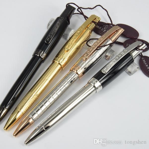 

wholesale - 2017 new arrival charriol pen many color luxury pen ballpoint pen with box and tag, Blue;orange