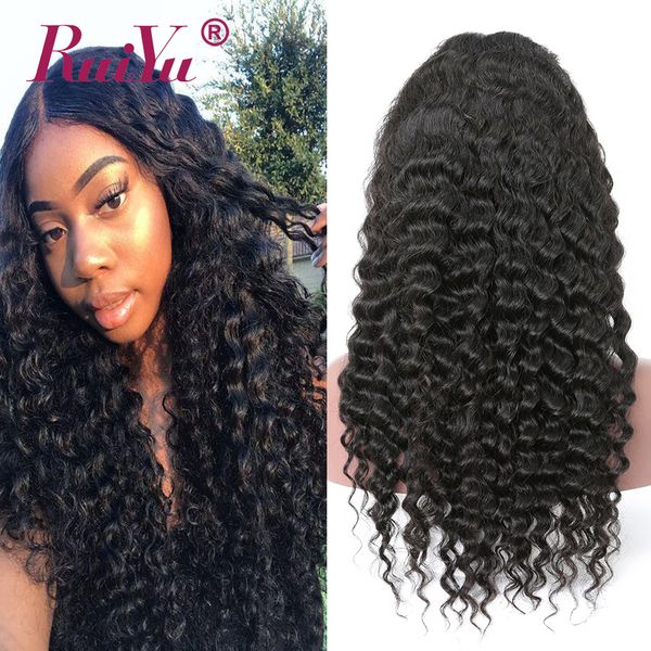 

deep wave полный парики шнурка pre щипковых natural hairline glueless фронта шнурка человеческих волос парики с ребенком монгольский волос r, Black;brown