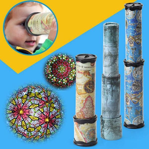 

magic extension type kaleidoscope rotation colorful sight educational toys for baby kids gift kindergarten